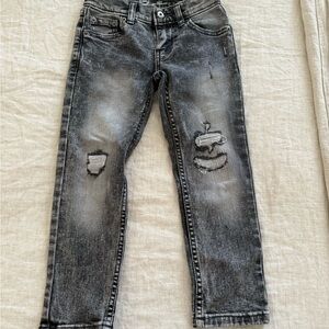 Distressed Black Jeans for Boys